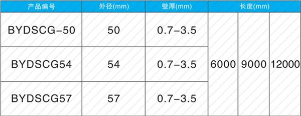 唐山钳压式声测管产品规格尺寸